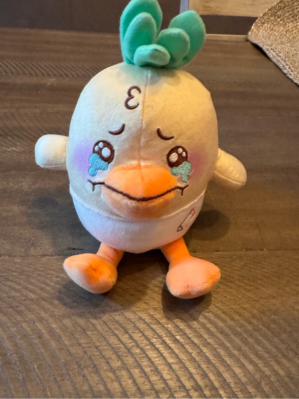 Moriah Elizabeth 6 in baby Georgie plush
